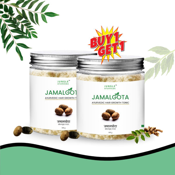 🌿 Jamalgota Ayurvedic Hair Growth Powder Buy 1 Get 1 Free🔥