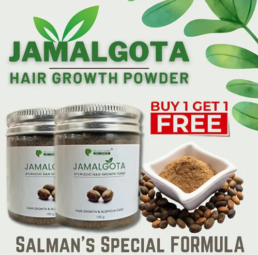 🌿 Jamalgota Ayurvedic Hair Growth Powder Buy 1 Get 1 Free🔥